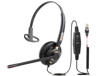 Picture of Arama Cisco Telephone Headset with Noise Cancellation,