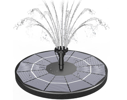 Picture of 3.5W Solar Fountain Pump with 1500mAh Battery,
