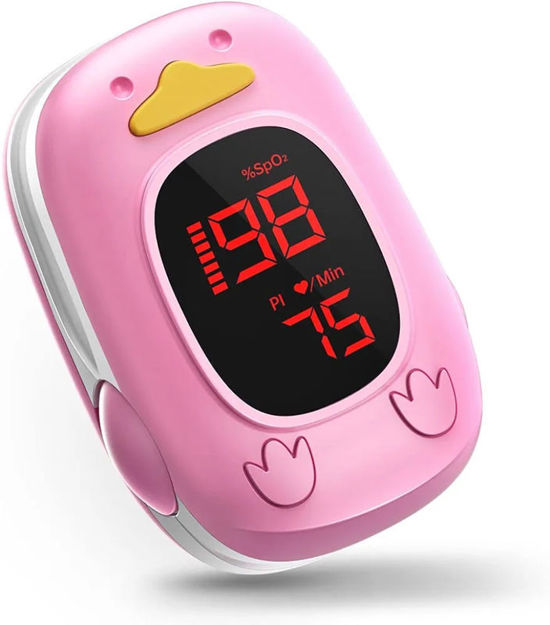 Picture of Children Pulse Oximeter Pink Blue