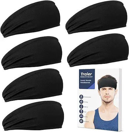 Picture of 6 Pieces Headbands for Men,
