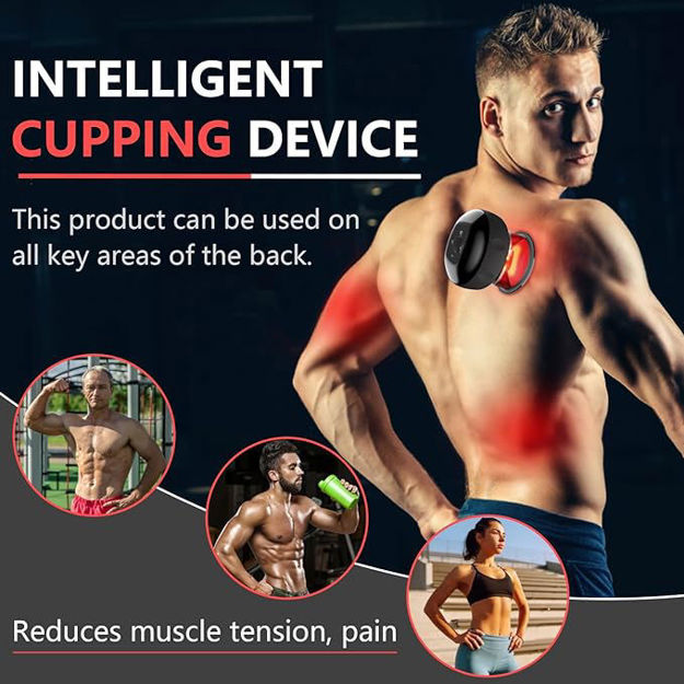 Picture of 5-in-1 Portable Electric Cupping Therapy Set with red Light