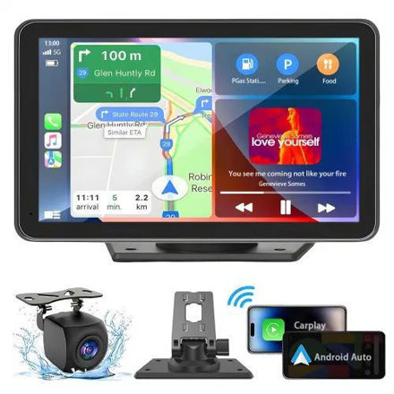 Picture of portable apple carplay screen for car