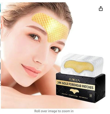 Picture of forehead wrinkle patches