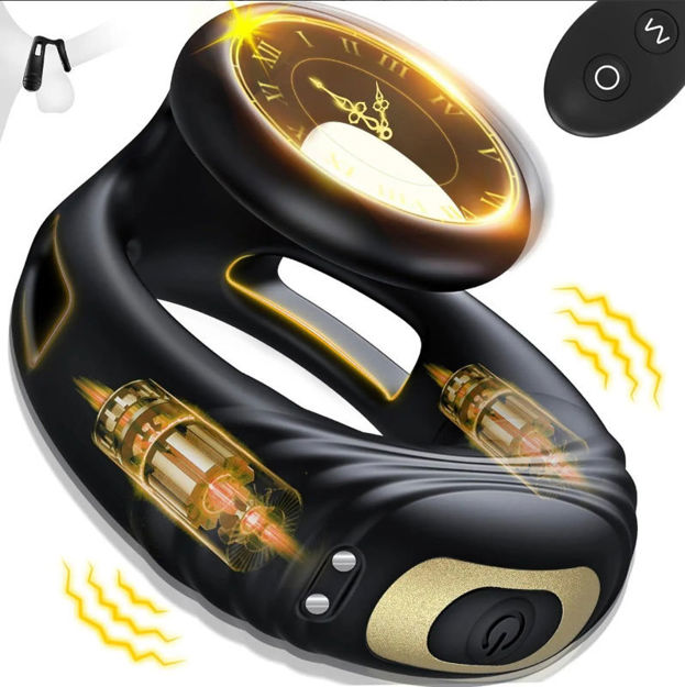 Picture of Sex Toy for Men, Dual Ring Vibrator with Remote Control