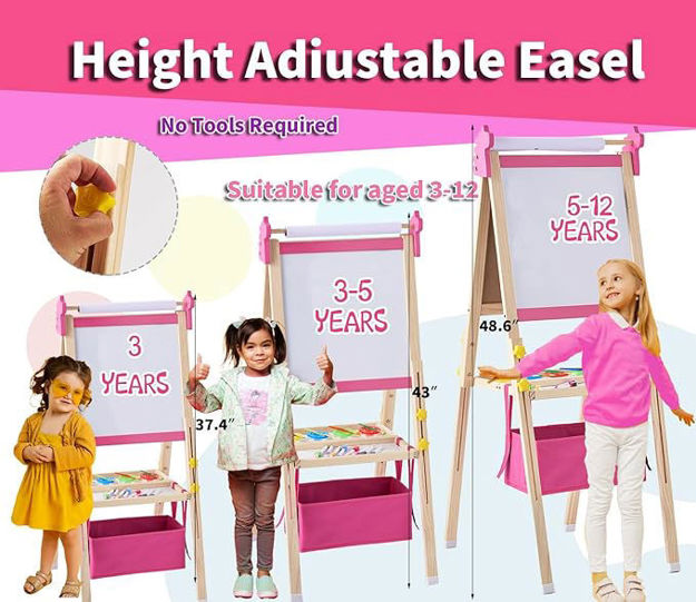 Picture of 2-in-1 Double Sided Kid's Easel