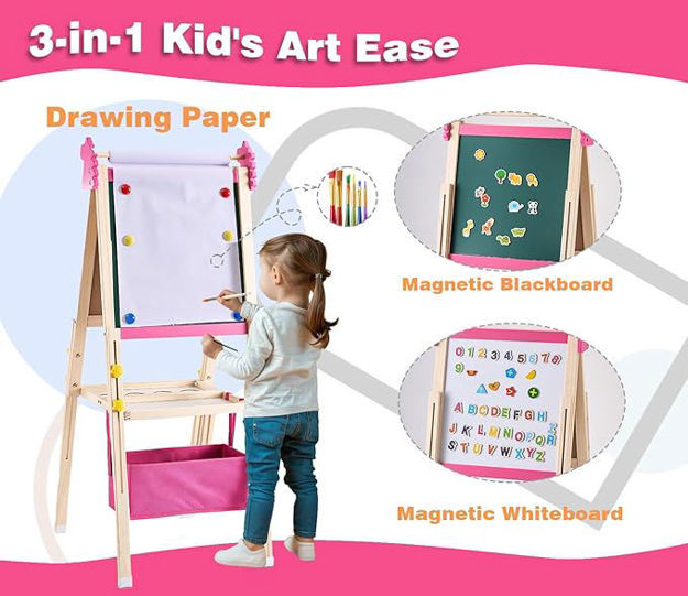 Picture of 2-in-1 Double Sided Kid's Easel
