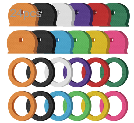 Picture of Colorful Plastic Standard Identifiers Odd Shaped