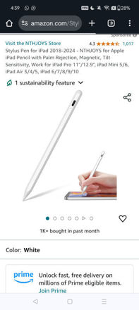 Picture of Stylus Pen iPad 2018 2024 Sensitivity