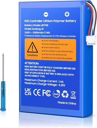 Picture of Controller Capacity Rechargeable Replacement DualSense