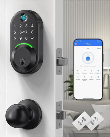 Picture of Keypad Keyless Deadbolt Fingerprint Electronic