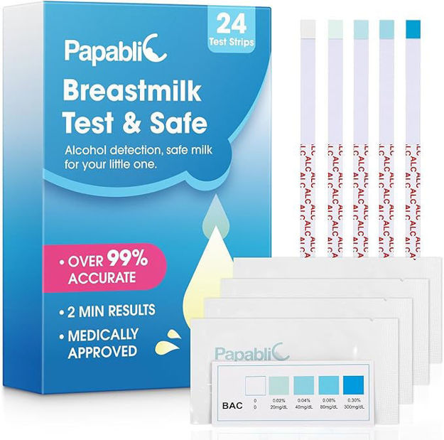 Picture of 24 Count  Breastmilk Alcohol Detection