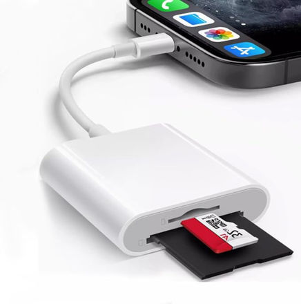 Picture of USB C SD Card Reader, SD Card Reader Adapter, Adapter for SDXC, SDHC, SD, Micro SD/TF Cards