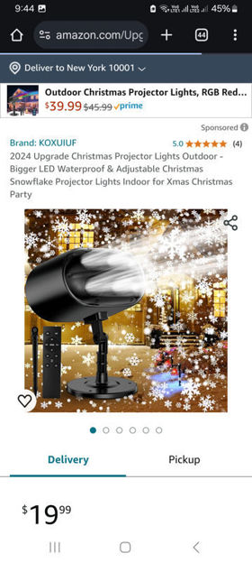 Picture of Upgrade Christmas Projector Lights Outdoor