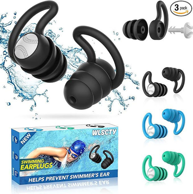 Picture of Swimming Ear Plugs Waterproof Earplugs