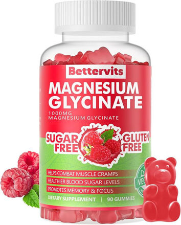 Picture of Magnesium Glycinate Gummies 1000mg Supplement