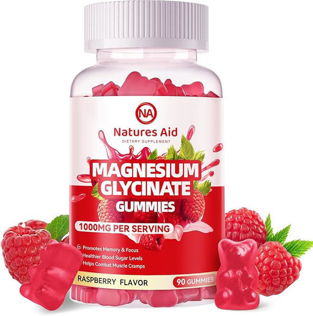 Picture of Magnesium Glycinate Gummies 1000mg Supplement