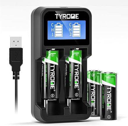 Picture of Batteries Charger Tyrone Rechargeable 1500mAh