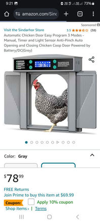 Picture of Sindarhor Automatic Chicken Program Modes