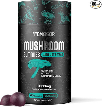 Picture of mushroom gummies