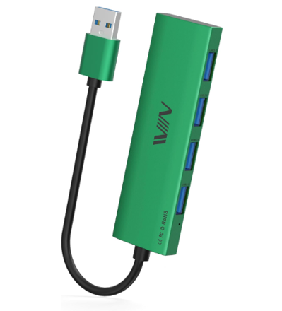 Picture of Splitter Expander Portable Multiport HDD Green