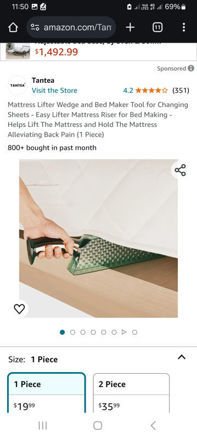 Picture of Mattress Lifter Wedge and Bed Maker