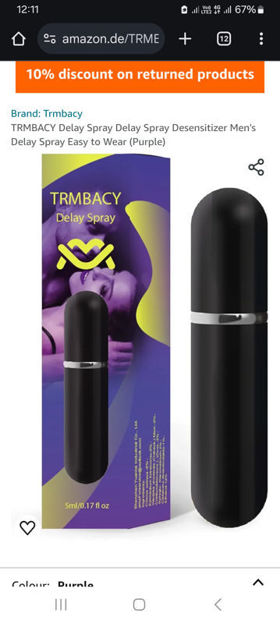 Picture of TRMBACY Delay Spray Delay Spray