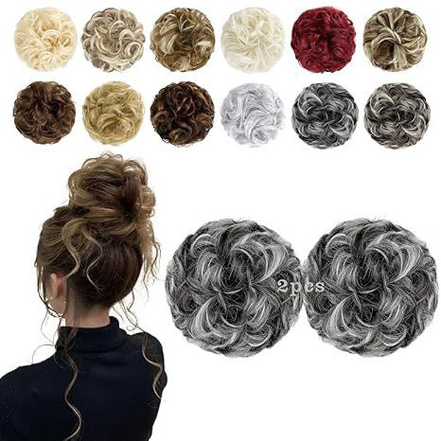 Picture of FeidyLong Scrunchies Synthetic Extensions Hairpieces