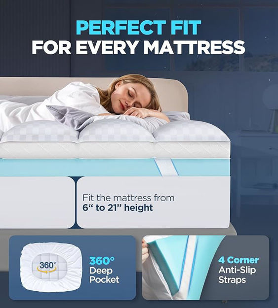 Picture of mattress topper queen