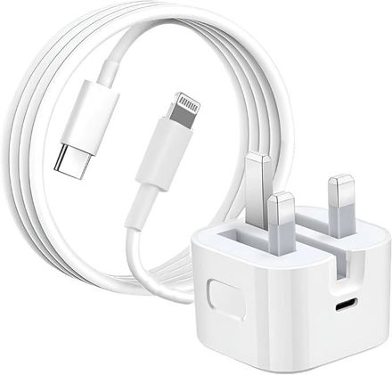 Picture of iPhone Charger Certified Charging Adapter white