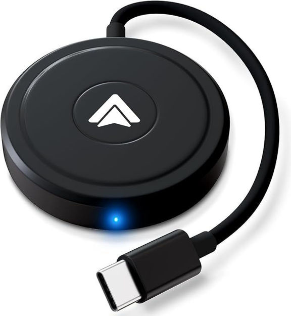 Picture of Wireless Android Converts Bluetooth Auto Connect Black White