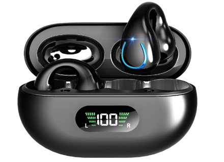 Picture of Conduction Headphones Wireless Earbuds Built Elegant Black