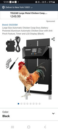 Picture of Large Size Automatic Chicken Coop Door