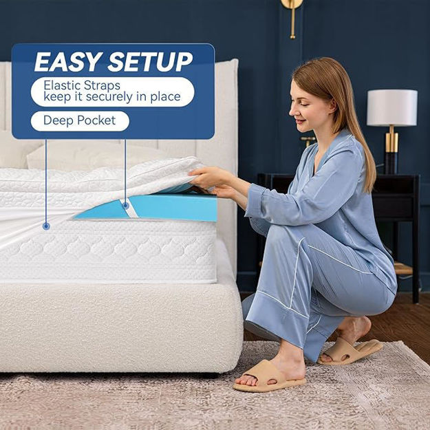 Picture of Dual Layer Memory Mattress Topper