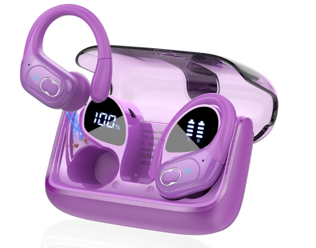 Picture of Bluetooth Headphone Waterproof allenamento Purple