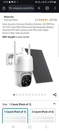 Picture of Solar Security Cameras Wireless