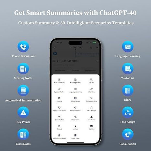 Picture of AI Voice Recorder Transcribe Summarize