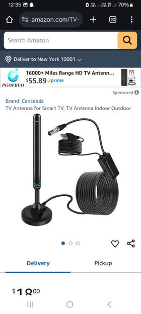 Picture of TV Antenna Smart Indoor Outdoor