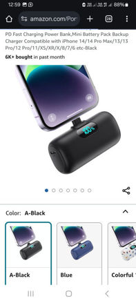 Picture of Portable Upgraded Charging Compatible etc Black