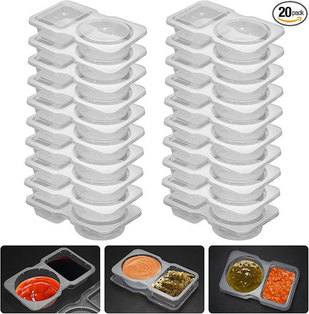 Picture of Container Condiment Containers compartments