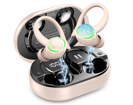 Picture of Matast Bluetooth Headphones Cancelling Waterproof GOLD PINK