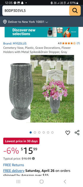Picture of Cemetery Plastic Decorations Holders