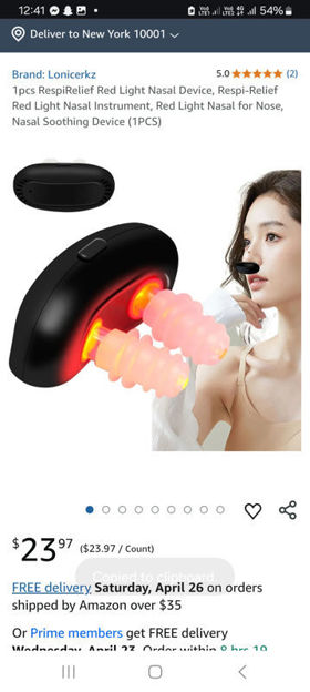 Picture of RespiRelief Device Respi Relief Instrument Soothing