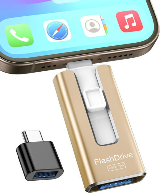 Picture of Android Laptop Memory Drives Silk Gold