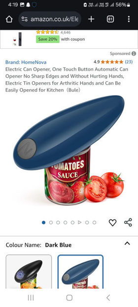 Picture of Electric Can Opener Automatic Kitchen%EF%BC%88Bule%EF%BC%89
