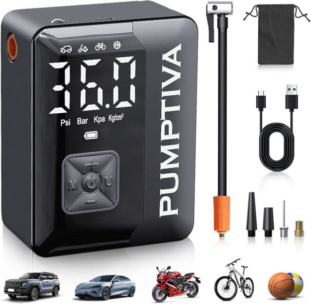 Picture of Inflator Portable Compressor Electric Motorcycle