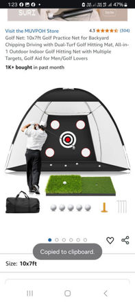 Picture of MUVPOH Golf Net Dual Turf All