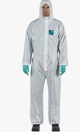 Picture of Coveralls Disposable Chemical Resistant Unisex Adult Industrial