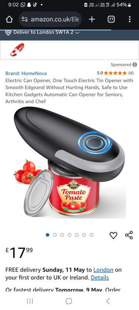 Picture of Electric Edgeand Without Automatic Arthritis