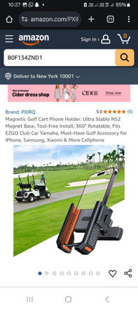 Picture of Magnetic Golf Phone Holder