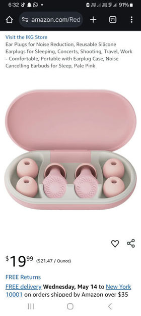 Picture of Reduction Reusable Silicone Earplugs Sleeping